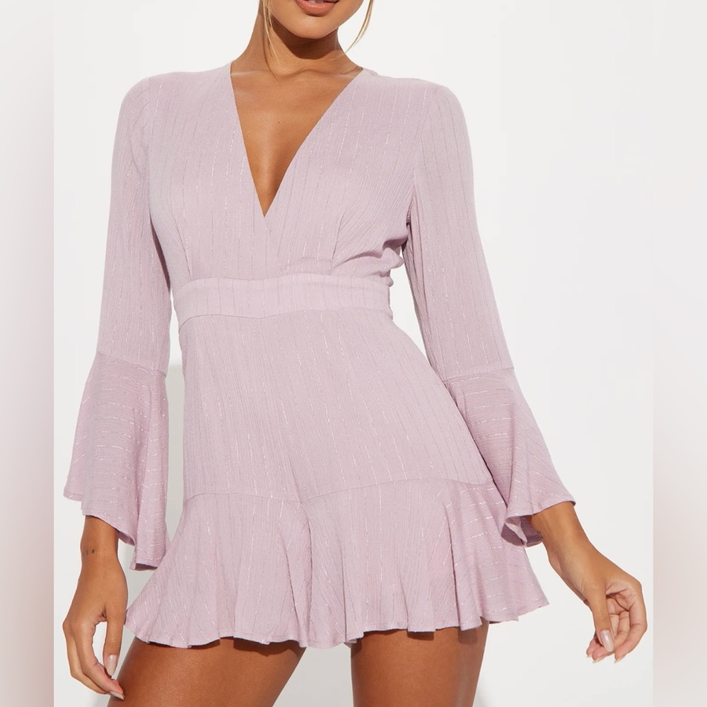 XL Fashion nova purple romper